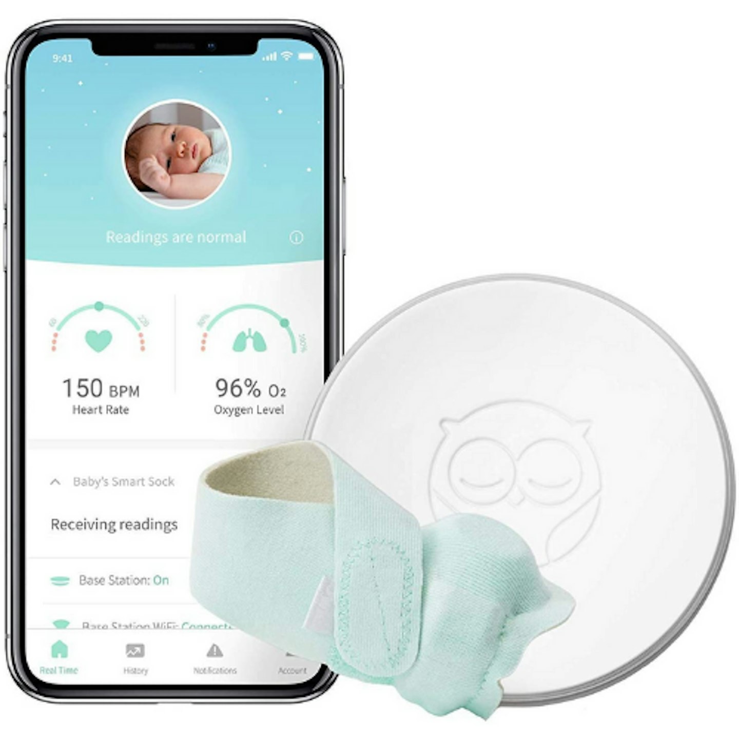 Baby monitor with heart monitor on sale